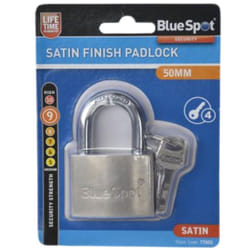 Bluespot - Satin Finish Padlock - 50MM