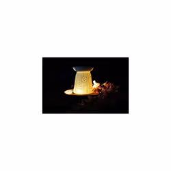 Cello Lithophane Porcelain Wax Melt Burner, Nocturnal, Best Used Wax Melts and Medallions, Suitable for any Wax Melts, Use Tealight to Melt Your