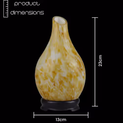 Ultrasonic Diffuser Golde Rays - 120 ml Essential Oil DIffuser for Home Fragrance, Cool Mist Fragrances, Humidifier, Compliments Cello Essential Oils