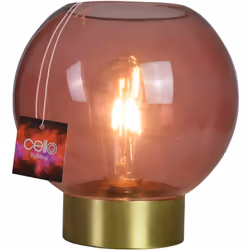 Cello Lighting - Globe Medium Light Red