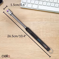 Black Electric Flameless Arc Lighter. Electric Rechargeable Arc Lighter. Flexible Neck USB Lighter. Candle Lighter for Camping Stove & Tea Lights.