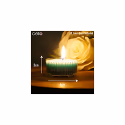Scent Cup Trio - Congratulations Gift Set - 3X Tealight Scented Candles. High Fragrance Tea Lights Candles. Gifts for Women, Baby Shower Gifts and
