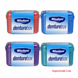 Wisdom Denture Box Dental Storage Case Container - 1 Box