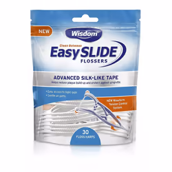 Wisdom Easy Slide Flossers and Floss Picks 30s