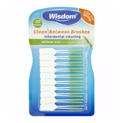 Wisdom Clean Between Interdental Brushes, Medium, Pack of 20