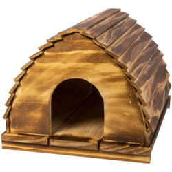 Hedgehog House, Wooden Garden Sanctuary, Wildlife Hibernation Shelter