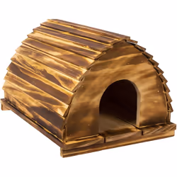 Hedgehog House, Wooden Garden Sanctuary, Wildlife Hibernation Shelter
