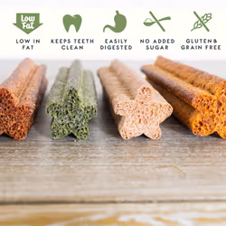 Elkwood Natural Dental Stick Treats Healthy Dog Chews Box of 50