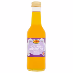 KTC 100% Pure Cold Pressed Linseed / Flaxseed Oil (Alsi Oil) 250ml - Edible