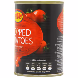 Ktc Chopped Tomatoes Pack of 12 -12 x 400g