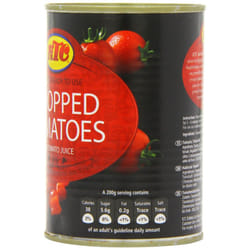 Ktc Chopped Tomatoes Pack of 12 -12 x 400g