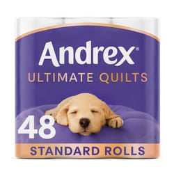 Andrex Toilet Rolls x48 Supreme Quilts FragranceFree 3 Ply Toilet Roll