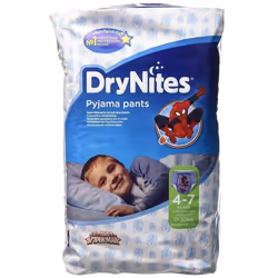 Huggies 4-7 years DryNites Pyjama Pants Spiderman 30 per pack