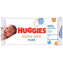 Pure Extra Care Baby Wipes 8 packs, 56 Count (448 Wet Wipes Total)