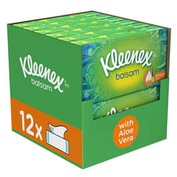 Kleenex Facial Tissues - Balsam - 12 Boxes