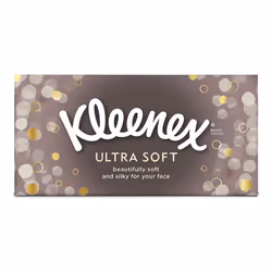 24x Kleenex Facial Tissues Ultra Soft Mega Pack Luxury & Silky Tissues