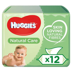 Huggies Natural Care Baby Wipes 12 pack, Total 672 Wipes
