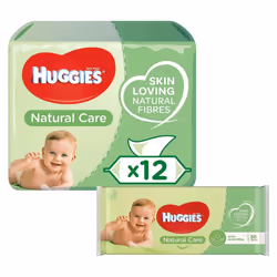 Huggies Natural Care Baby Wipes 12 pack, Total 672 Wipes