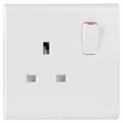 Deta S1207SDP Single 13a Switch Socket (Double Pole)