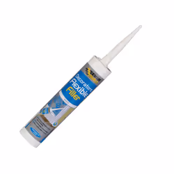 EVERBUILD FLEXIBLE DECORATORS FILLER, 290ML, WHITE, FAST DRYING & PERMANENTLY FLEXIBLE