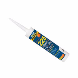 Everbuild Industrial & Glazing Silicone Black 295ml 225 EVB225BL