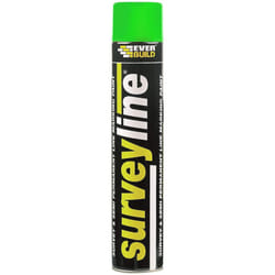 EVERBUILD SURVEYLINE 700ml - GREEN (CABLE WORK) SPRAY APPLIED MARKING PAINT