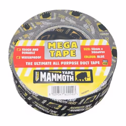 Everbuild Mammoth Mega All Purpose Duct Tape, Yellow, 50 mm x 50 m