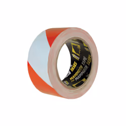 1 Pack - Everbuild 2HAZRD PVC Hazard Tape Red / White 50mm x 33m