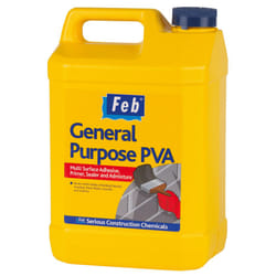 Everbuild Feb General Purpose PVA - White (5 Litre)
