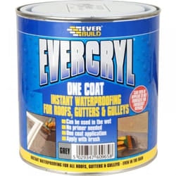 EVERBUILD EVERCRYL ONE COAT ROOF REPAIR COMPOUND (APPLIED BY BRUSH), 1 KG