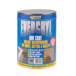 Everbuild EverCryl Waterproofong Roofing Compound 5Kg - Clear