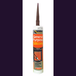 EVERBUILD GENERAL PURPOSE SILICONE SEALANT  - BROWN