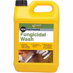 Everbuild EVBFUN5 404 Fast Powerful Fungicidal Wash, 5 Litre
