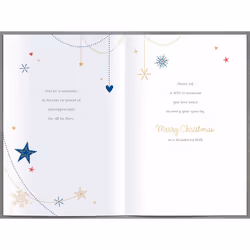 What Is A Son? Traditional Embellished Christmas Card Special Xmas Cards