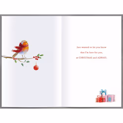 Thinking Of You Always Traditional Christmas Greeting Card Special Xmas Cards