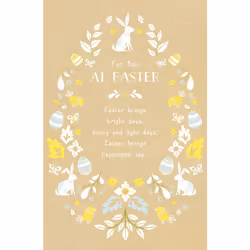 Easter Brings Bright Days Foiled Easter Greeting Card Easter Greetings Cards