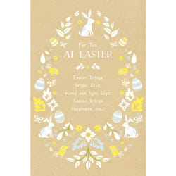 Easter Brings Bright Days Foiled Easter Greeting Card Easter Greetings Cards