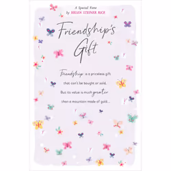 Helen Steiner Rice Friendship's Gift Greeting Card Sentimental Birthday Cards
