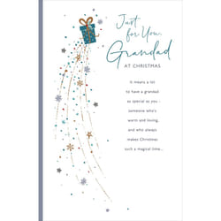 For You Grandad Traditional Foiled Christmas Greeting Card Special Xmas Cards