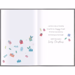 Wonderful Friend Helen Steiner Rice Traditional Christmas Card Greeting Cards
