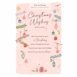 Christmas Wishes Helen Steiner Rice Traditional Christmas Card Greeting Cards