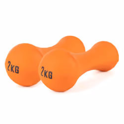 Phoenix Fitness Pair of 2KG Neoprene Dumbbells