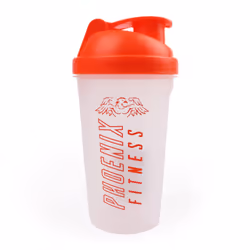 Phoenix Fitness 500ml Protein Shaker Bottle - Orange