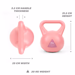 Phoenix Fitness 20KG Pink Kettlebell