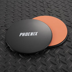 Phoenix Fitness Dual-Sided Gliding Discs - Black