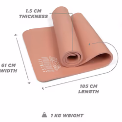 Phoenix Fitness 15mm NBR Yoga Mat