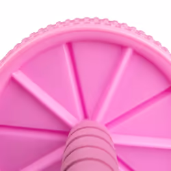 Phoenix Fitness Ab Roller - Abdominal Wheel for Ab Exercise & Core Workout for Men and Women at Home & Gym - Choice of Colour: Black or Pink - Pink