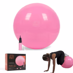 Phoenix Fitness 65cm Pink Exercise Ball