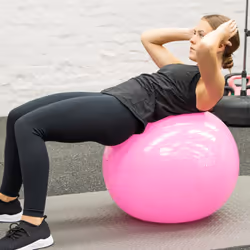 Phoenix Fitness 65cm Pink Exercise Ball