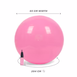 Phoenix Fitness 65cm Pink Exercise Ball